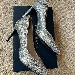 Cole Haan Silver Heels